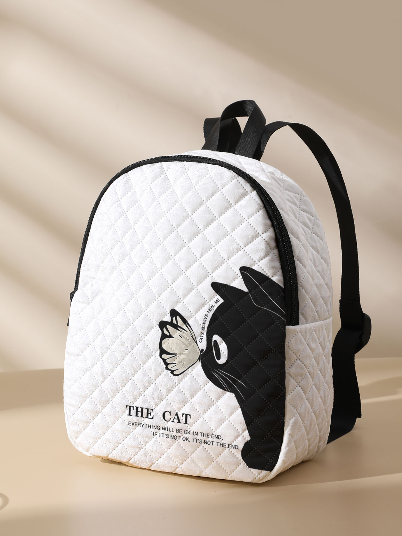 Mini Backpack Purse - Sac à dos compact matelassé à