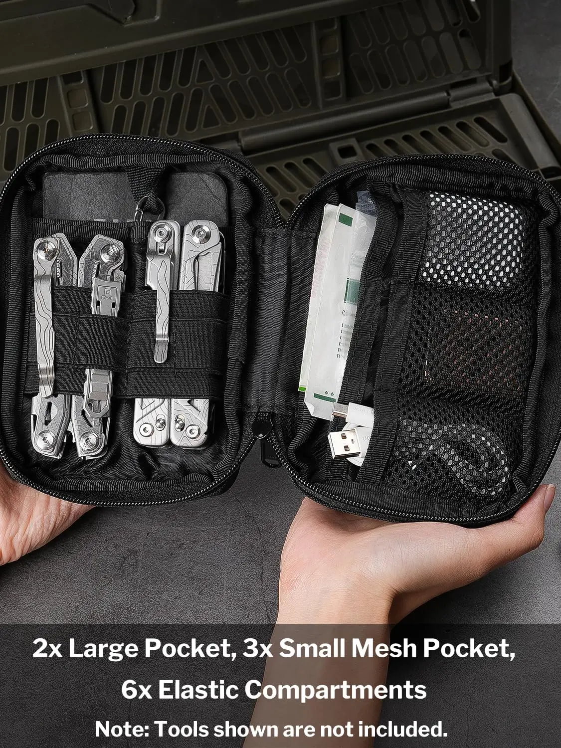 Pochette EDC VIPERADE VE32, Or - Backpack Insert Organizer avis et prix